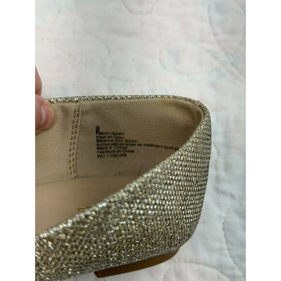 Express women’s metallic sparkly size 9 flats - Picture 5 of 8